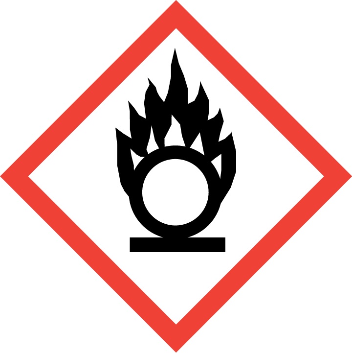 GHS03 Výstražné symboly nebezpečnosti CLP - MSDS Europe